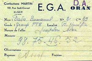 Oran documents divers 740